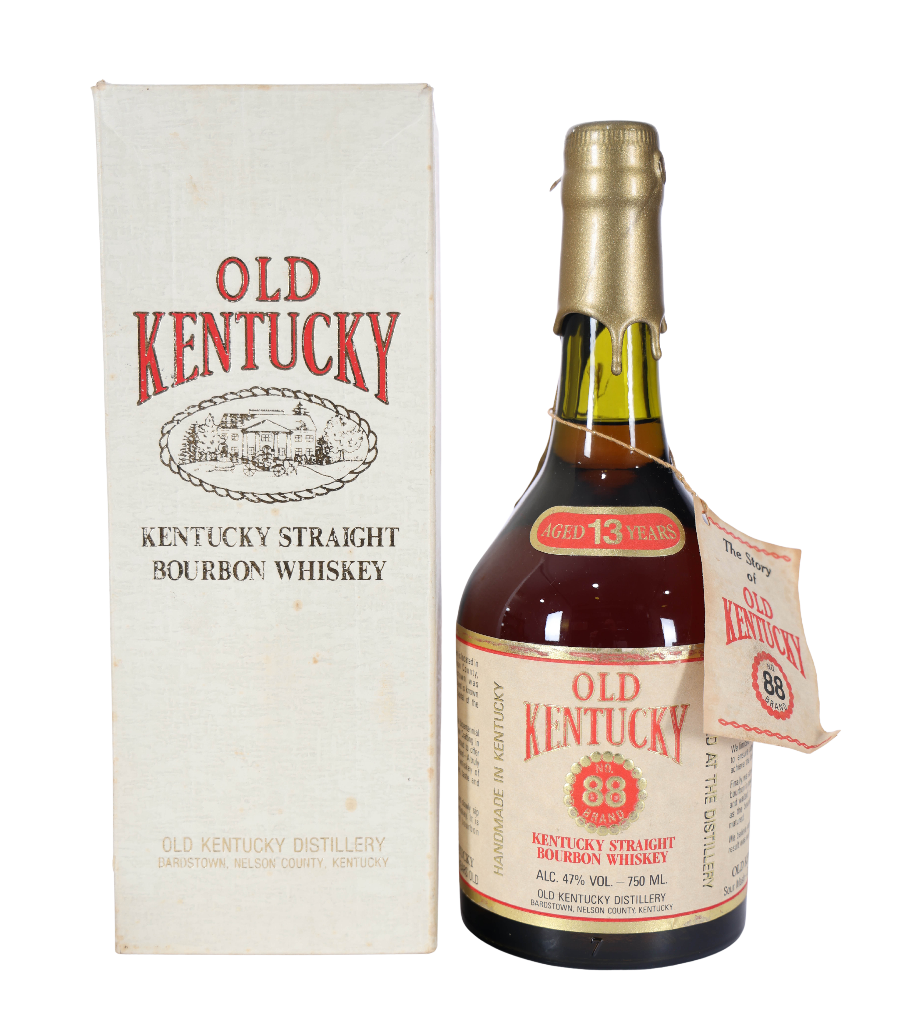 ウイスキー OLD KENTUCKY 88 AGED13YEARS Old Kentucky 13 Year 94p KBD Gold Drip Wax - Jap Export by Old